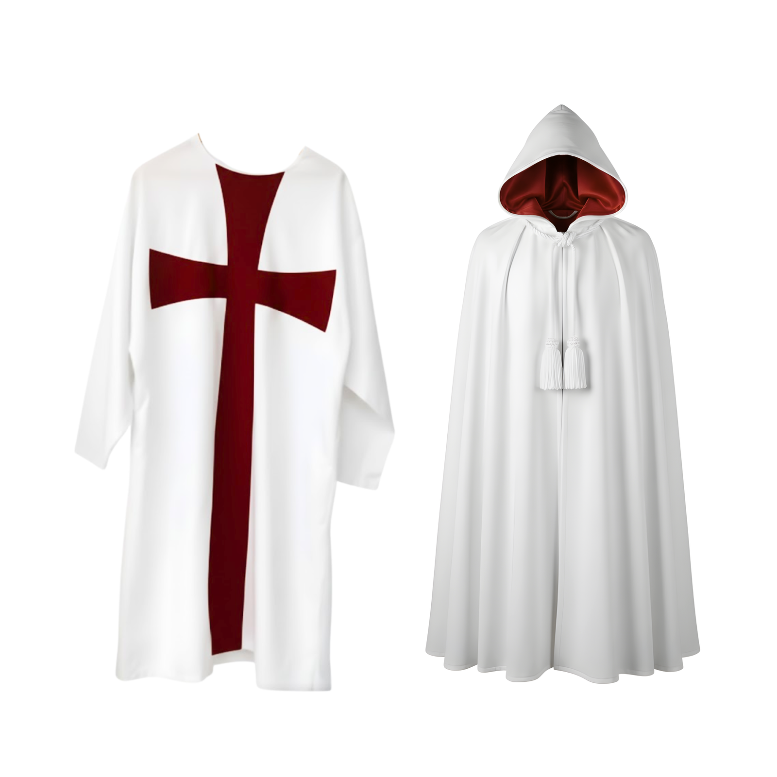 Túnica y Capa Templaria